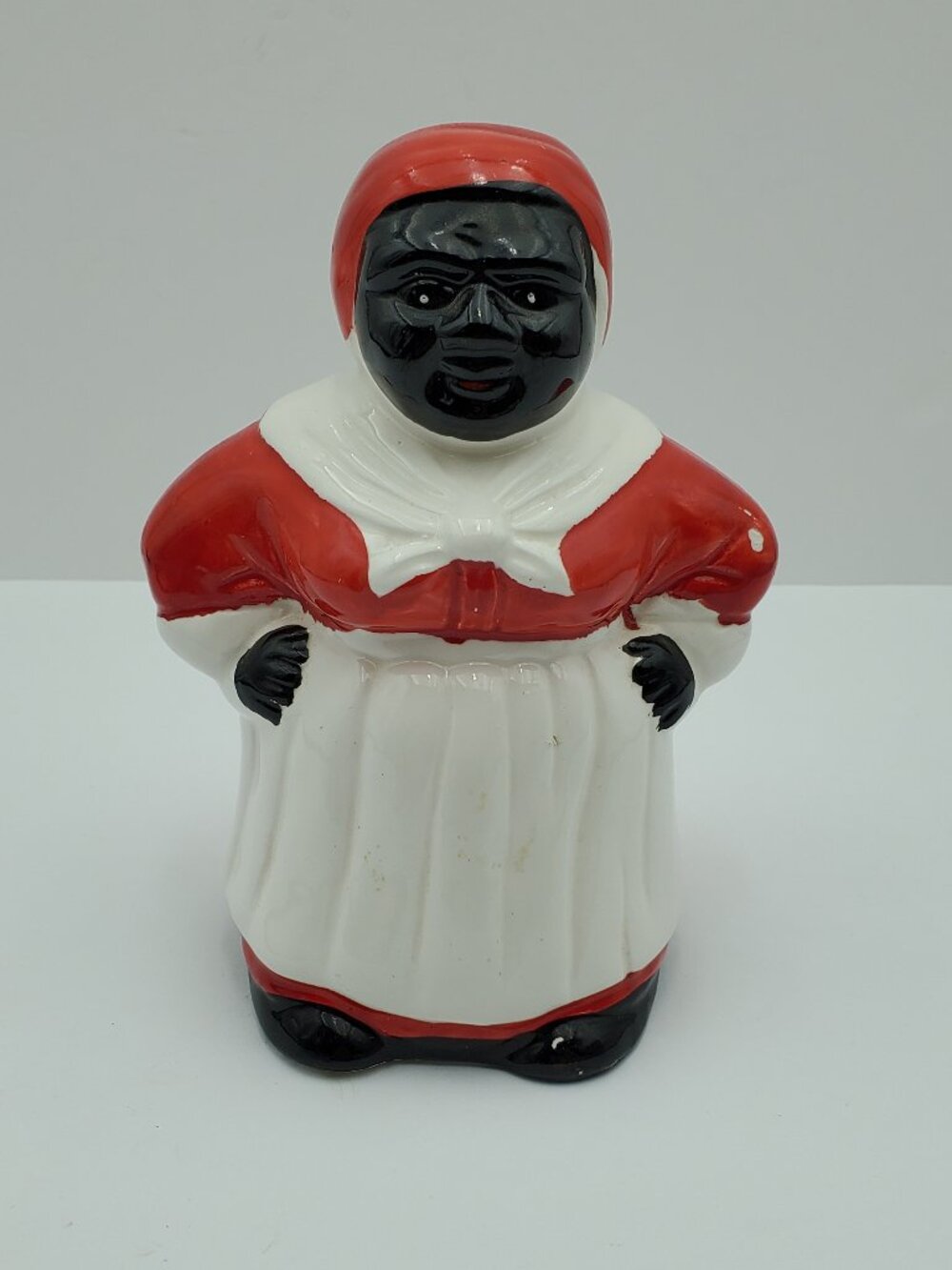 African American Maid Ceramic Bank Americana Black Woman 6.25" Ceramic Coin Bank